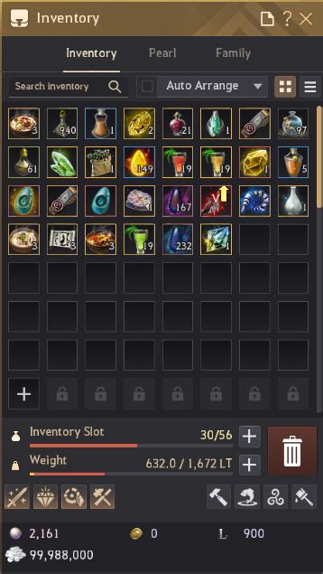 [Update History] Inventory Categories and Newbie Inventory.
